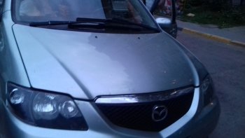 12 899 р. Капот стеклопластиковый Стандарт Mazda MPV LW дорестайлинг (1999-2002)  с доставкой в г. Москва. Увеличить фотографию 2