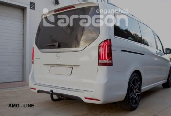 22 699 р. Фаркоп Aragon.(шар V) Mercedes-Benz Vito W447 дорестайлинг (2015-2020)  с доставкой в г. Москва. Увеличить фотографию 2