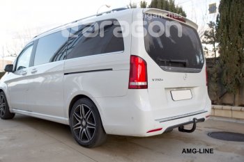 22 699 р. Фаркоп Aragon.(шар V) Mercedes-Benz Vito W447 дорестайлинг (2015-2020)  с доставкой в г. Москва. Увеличить фотографию 7