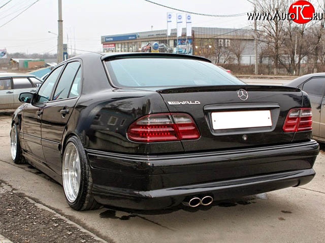 8 399 р. Задний бампер (дорестайлинг) Wald Mercedes-Benz E-Class W210 дорестайлинг седан (1996-1999)  с доставкой в г. Москва