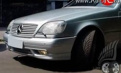 15 699 р. Передний бампер AMG Mercedes-Benz CL class C140 (1992-1999) (Неокрашенный)  с доставкой в г. Москва. Увеличить фотографию 2