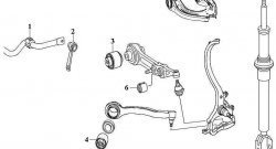2 359 р. Полиуретановый сайлентблок верхнего поперечного рычага передней подвески Точка Опоры Mercedes-Benz C-Class W203 дорестайлинг седан (2000-2004)  с доставкой в г. Москва. Увеличить фотографию 2