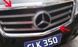 11 699 р. Накладка на решетку радиатора СТ Mercedes-Benz GLK class X204 рестайлинг (2012-2015)  с доставкой в г. Москва. Увеличить фотографию 2