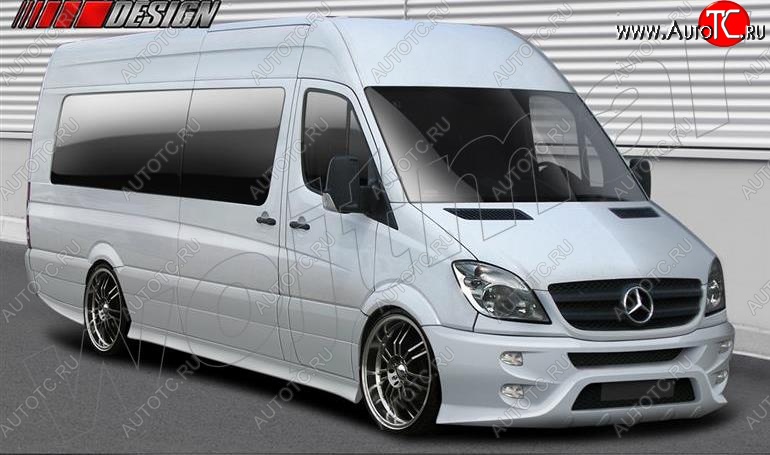 8 899 р. Передний бампер ST Mercedes-Benz Sprinter W906 (2006-2013)  с доставкой в г. Москва