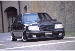 10 599 р. Передний бампер WALD Mercedes-Benz E-Class S124 универсал рестайлинг (1993-1996) (Неокрашенный)  с доставкой в г. Москва. Увеличить фотографию 3