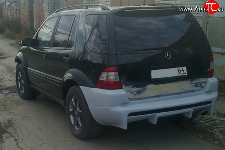 13 649 р. Задний бампер M-VRS Mercedes-Benz ML class W163 дорестайлинг (1997-2001) (Неокрашенный)  с доставкой в г. Москва