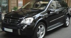 8 449 р. Накладки на колёсные арки CT Mercedes-Benz ML class W164 дорестайлинг (2005-2008) (Неокрашенные)  с доставкой в г. Москва. Увеличить фотографию 3