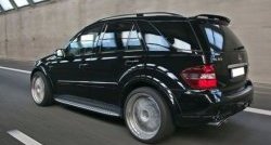 8 449 р. Накладки на колёсные арки CT Mercedes-Benz ML class W164 дорестайлинг (2005-2008) (Неокрашенные)  с доставкой в г. Москва. Увеличить фотографию 5