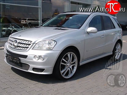 16 499 р. Накладка на передний бампер BRABUS Mercedes-Benz ML class W164 дорестайлинг (2005-2008) (Неокрашенная)  с доставкой в г. Москва