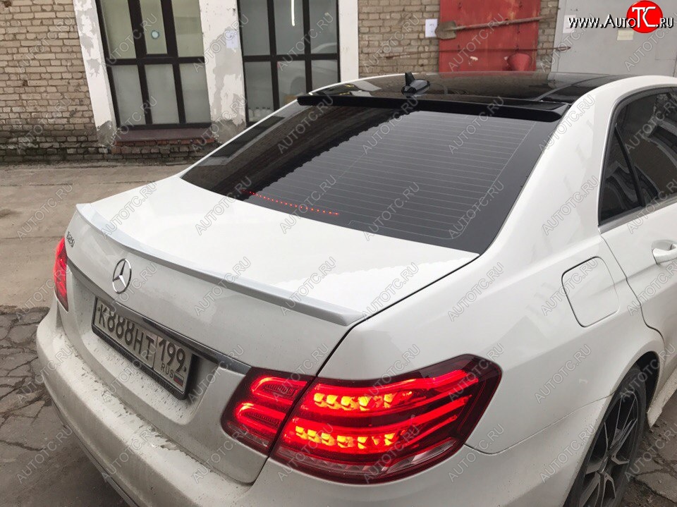 3 399 р. Козырек на заднее стекло АВТОКРАТ  Mercedes-Benz E-Class  W212 (2009-2017) дорестайлинг седан, рестайлинг седан (Неокрашенный)  с доставкой в г. Москва