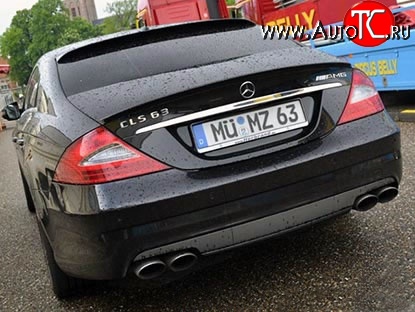 7 199 р. Козырёк на заднее стекло AMG Mercedes-Benz CLS class C219 (2004-2011) (Неокрашенный)  с доставкой в г. Москва