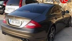 7 199 р. Лип спойлер AMG Mercedes-Benz CLS class C219 (2004-2011) (Неокрашенный)  с доставкой в г. Москва. Увеличить фотографию 2