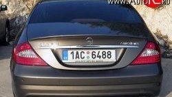 7 199 р. Лип спойлер AMG Mercedes-Benz CLS class C219 (2004-2011) (Неокрашенный)  с доставкой в г. Москва. Увеличить фотографию 3