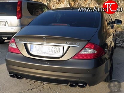 7 199 р. Лип спойлер AMG Mercedes-Benz CLS class C219 (2004-2011) (Неокрашенный)  с доставкой в г. Москва