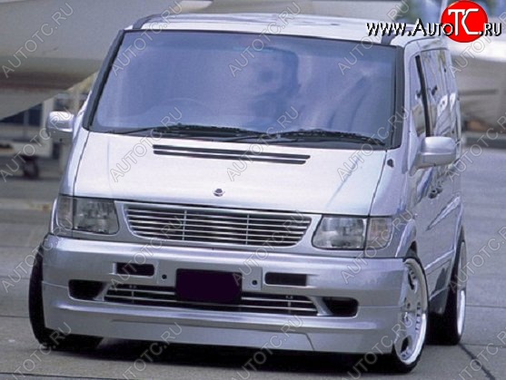 4 199 р. Решётка радиатора CT Mercedes-Benz Vito W638 (1996-2003) (Неокрашенная)  с доставкой в г. Москва