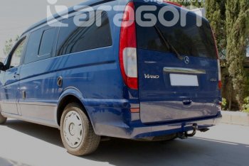 22 699 р. Фаркоп Aragon. (шар A) Mercedes-Benz Vito W639 дорестайлинг (2003-2010)  с доставкой в г. Москва. Увеличить фотографию 7