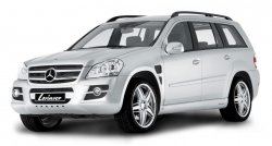 22 499 р. Пластиковые пороги Lorinser Mercedes-Benz GL class X164 рестайлинг (2009-2012) (Неокрашенные)  с доставкой в г. Москва. Увеличить фотографию 2