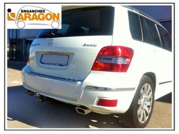 22 699 р. Фаркоп Aragon. (шар A) Mercedes-Benz GLK class X204 дорестайлинг (2008-2012)  с доставкой в г. Москва. Увеличить фотографию 1