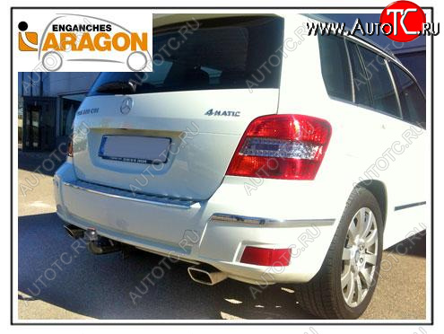 22 699 р. Фаркоп Aragon. (шар A) Mercedes-Benz GLK class X204 дорестайлинг (2008-2012)  с доставкой в г. Москва