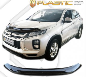 Дефлектор капота на CA-Plastic Mitsubishi (Митсубиси) ASX (АСХ) (2019-2024) 3-ий рестайлинг