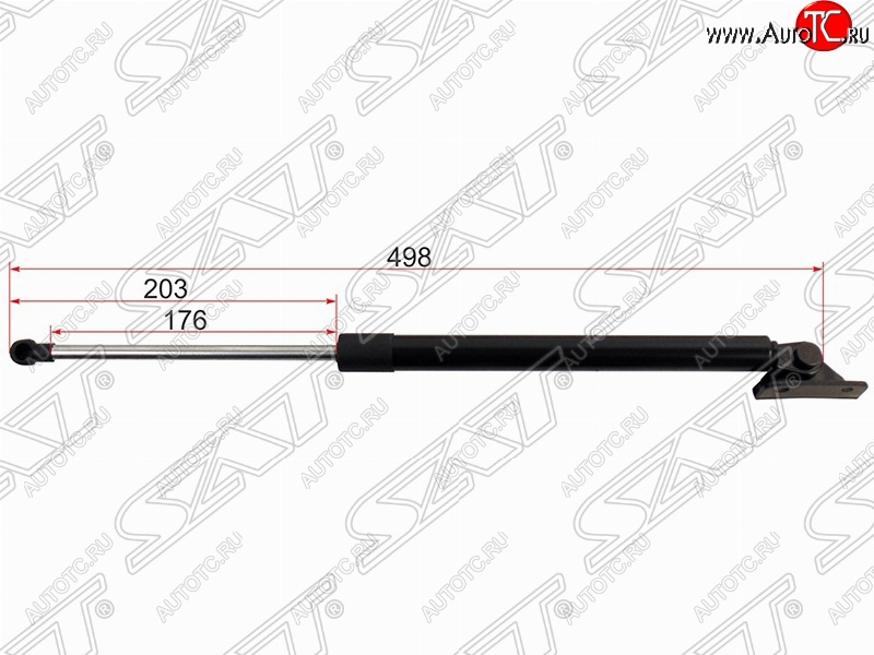 939 р. Правый упор крышки багажника SAT (L498 mm) Mitsubishi ASX 2-ой рестайлинг (2017-2020)  с доставкой в г. Москва