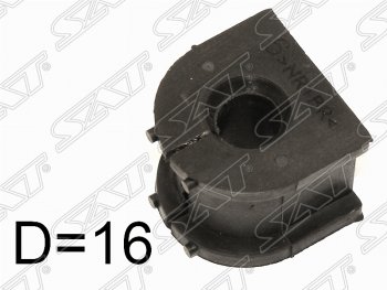 149 р. Резиновая втулка заднего стабилизатора (D=16) SAT Mitsubishi ASX дорестайлинг (2010-2012)  с доставкой в г. Москва. Увеличить фотографию 1