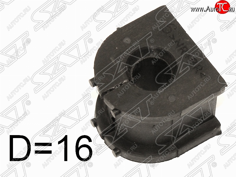 149 р. Резиновая втулка заднего стабилизатора (D=16) SAT Mitsubishi ASX дорестайлинг (2010-2012)  с доставкой в г. Москва