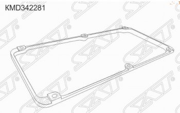 Прокладка клапанной крышки SAT (4G13, 4G15 00-, CS1A / CS2A) BYD (БАД) F3 (Ф3) (2005-2014), Mitsubishi (Митсубиси) Colt (Кольт)  CJ0 хэтчбэк 3 дв. (1995-2003),  Lancer (Лансер)  9 CS (2003-2009)