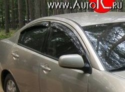 Комплект дефлекторов окон (ветровиков) 4 шт. (седан) Russtal Mitsubishi Galant 9 седан (2004-2009)