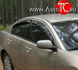 999 р. Комплект дефлекторов окон (ветровиков) 4 шт. (седан) Russtal Mitsubishi Galant 9 седан (2004-2009)  с доставкой в г. Москва