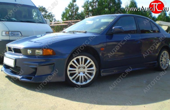 22 899 р. Передний бампер R1 Mitsubishi Galant 8  дорестайлинг седан (1996-1998)  с доставкой в г. Москва