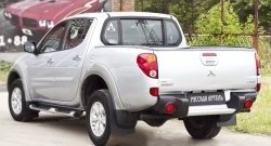 2 249 р. Брызговики задние RA (выносом 50 мм) Mitsubishi L200 5 KK,KL дорестайлинг (2015-2019)  с доставкой в г. Москва. Увеличить фотографию 2