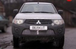 Декоративная вставка воздухозаборника Berkut Mitsubishi L200 4  рестайлинг (2013-2016)