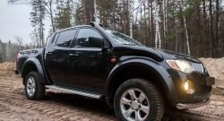 11 199 р. Пластиковый шноркель RA Mitsubishi L200 5 KK,KL рестайлинг (2018-2022)  с доставкой в г. Москва. Увеличить фотографию 2