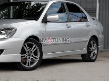 5 249 р. Пороги накладки Sport 2.0  Mitsubishi Lancer  9 (2003-2009) 1-ый рестайлинг седан, 2-ой рестайлинг седан (Неокрашенные)  с доставкой в г. Москва. Увеличить фотографию 5