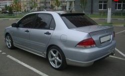 4 999 р. Накладка на задний бампер EGR  Mitsubishi Lancer  9 CS (2003-2009) седан 1-ый рестайлинг, седан 2-ой рестайлинг (Неокрашенная)  с доставкой в г. Москва. Увеличить фотографию 1