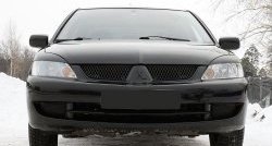 999 р. Реснички на фары RA  Mitsubishi Lancer  9 (2003-2009) 1-ый рестайлинг седан, 1-ый рестайлинг универсал, 2-ой рестайлинг седан, 2-ой рестайлинг универсал (Неокрашенные)  с доставкой в г. Москва. Увеличить фотографию 3