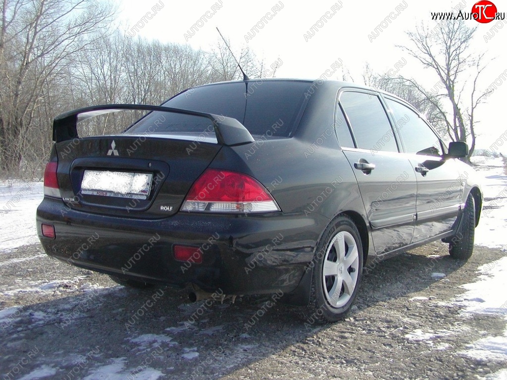 3 599 р. Спойлер Style  Mitsubishi Lancer  9 (2003-2009) 1-ый рестайлинг седан, 2-ой рестайлинг седан (Неокрашенный)  с доставкой в г. Москва