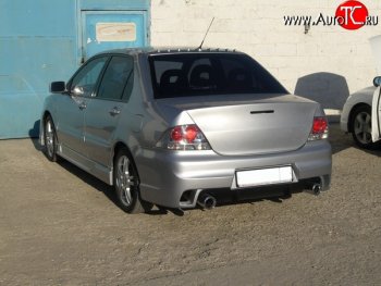 18 499 р. Задний бампер INGS Extreem  Mitsubishi Lancer  9 CS (2003-2009) седан 1-ый рестайлинг, седан 2-ой рестайлинг (Неокрашенный)  с доставкой в г. Москва. Увеличить фотографию 3