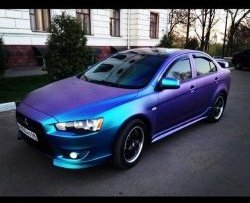 3 999 р. Пороги накладки Сток 2л Mitsubishi Lancer 10 седан дорестайлинг (2007-2010) (Неокрашенные)  с доставкой в г. Москва. Увеличить фотографию 3