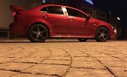 7 999 р. Спойлер ЭВО Mitsubishi Lancer 10 седан дорестайлинг (2007-2010) (Неокрашенный)  с доставкой в г. Москва. Увеличить фотографию 2