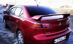 4 599 р. Спойлер Сток 2л  Mitsubishi Lancer  10 (2007-2017) седан дорестайлинг, седан рестайлинг (Неокрашенный)  с доставкой в г. Москва. Увеличить фотографию 1