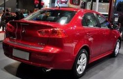 2 049 р. Лип спойлер M-VRS  Mitsubishi Lancer  10 (2007-2017) седан дорестайлинг, седан рестайлинг (Неокрашенный)  с доставкой в г. Москва. Увеличить фотографию 3