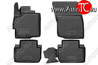 3 569 р. Комплект ковриков в салон MITSUBISHI 3D (2 WD, 4 WD, чёрные, текстиль)  Mitsubishi Outlander  GF (2012-2022) дорестайлинг, 1-ый рестайлинг, 2-ой рестайлинг, 3-ий рестайлинг  с доставкой в г. Москва