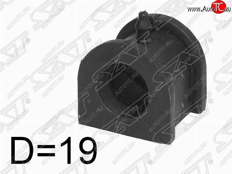 142 р. Резиновая втулка переднего стабилизатора (D=19) SAT Mitsubishi Outlander XL (CW)  дорестайлинг (2005-2009)  с доставкой в г. Москва