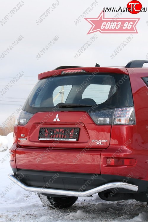 10 799 р. Защита заднего бампера Souz-96 (d60) Mitsubishi Outlander XL (CW)  рестайлинг (2010-2013)  с доставкой в г. Москва