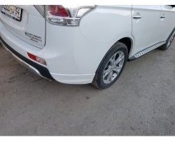 4 799 р. Боковые накладки на задний бампер BROOMER Design  Mitsubishi Outlander  GF (2012-2014) дорестайлинг (Неокрашенная)  с доставкой в г. Москва. Увеличить фотографию 4