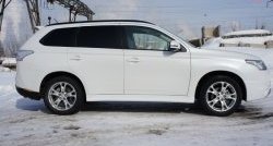 6 199 р. Пороги накладки Broomer Design  Mitsubishi Outlander  GF (2012-2014) дорестайлинг (Неокрашенные)  с доставкой в г. Москва. Увеличить фотографию 2