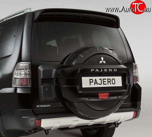 3 399 р. Чехол (кожух) запасного колеса Стандартный  Mitsubishi Pajero ( 4 V90,  4 V80) (2006-2015) дорестайлинг, дорестайлинг, 1-ый рестайлинг, 3 дв. 1-ый рестайлинг (Неокрашенный)  с доставкой в г. Москва