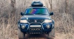 2 099 р. Подиумы противотуманных фар RA Mitsubishi Pajero Sport PA дорестайлинг (1996-2004)  с доставкой в г. Москва. Увеличить фотографию 2